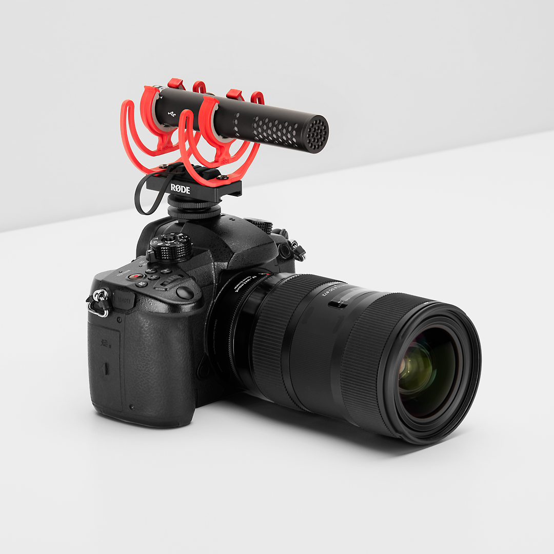 VideoMic GO II on camera