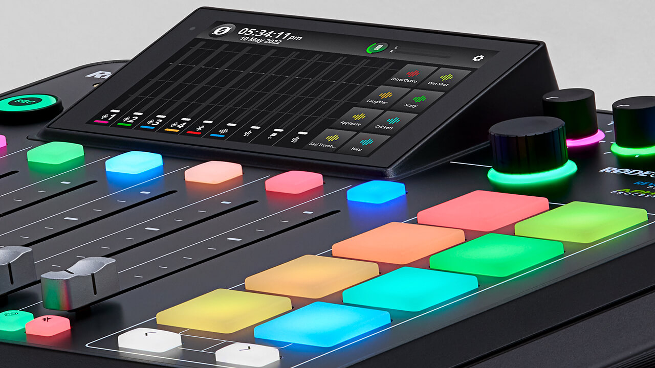 RØDECaster Pro II SMART pads close-up