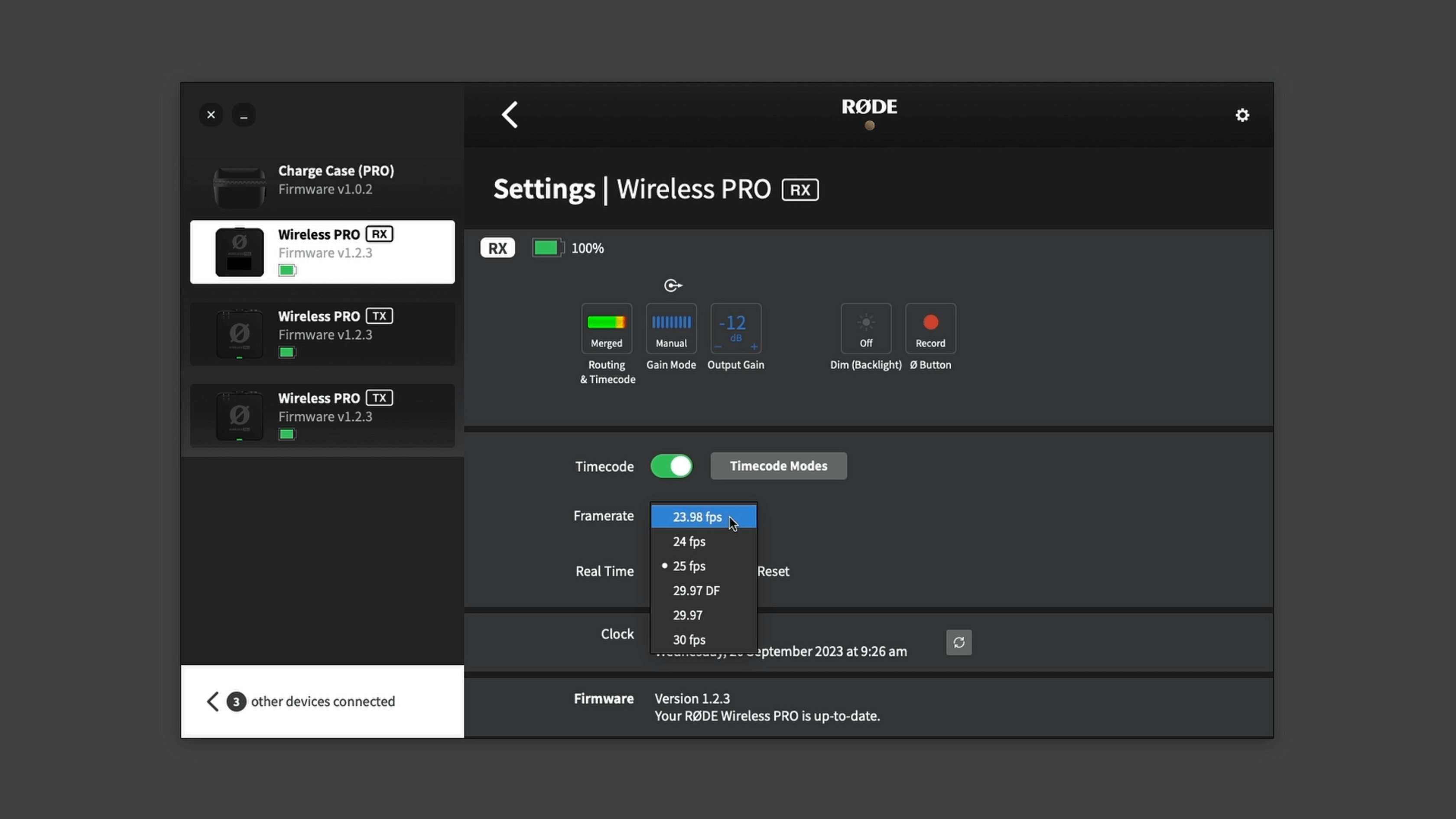 Canon R5 - RØDE Central